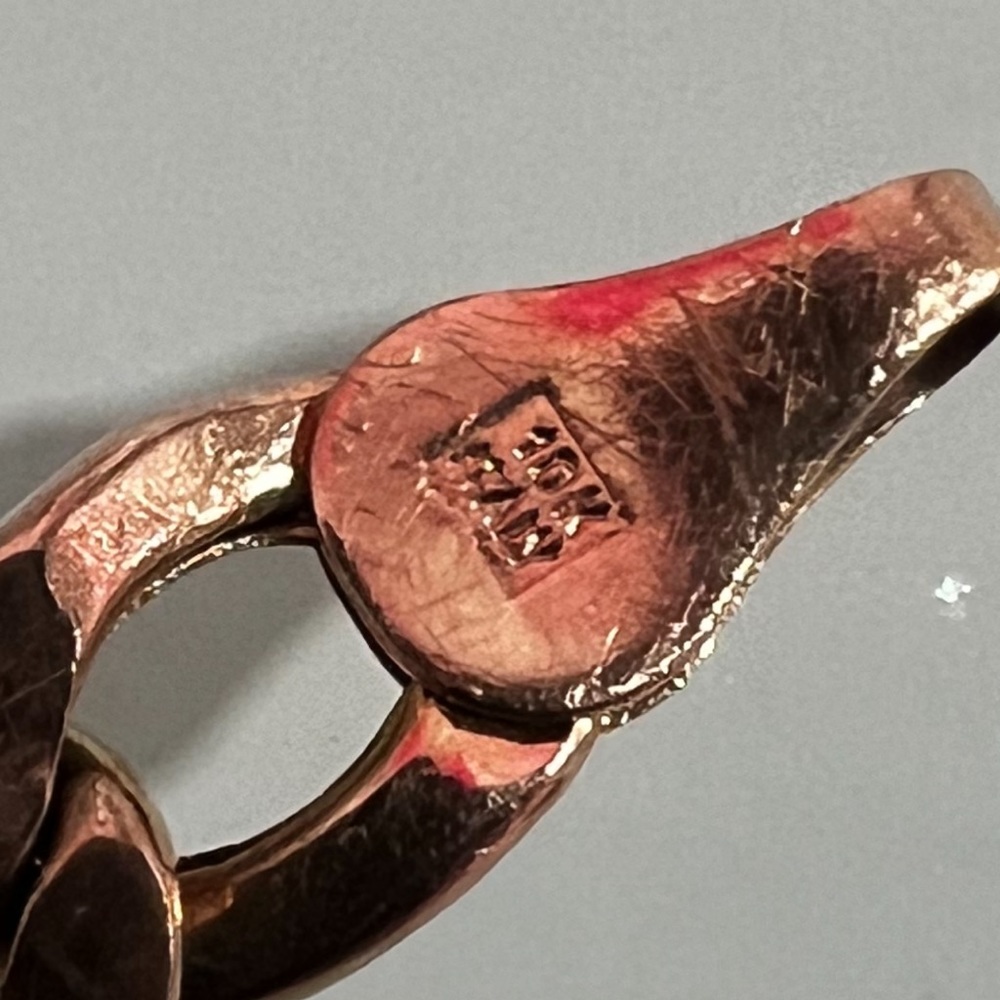 Men’s Gold bracelet 8.5” long - Picture 3 of 3